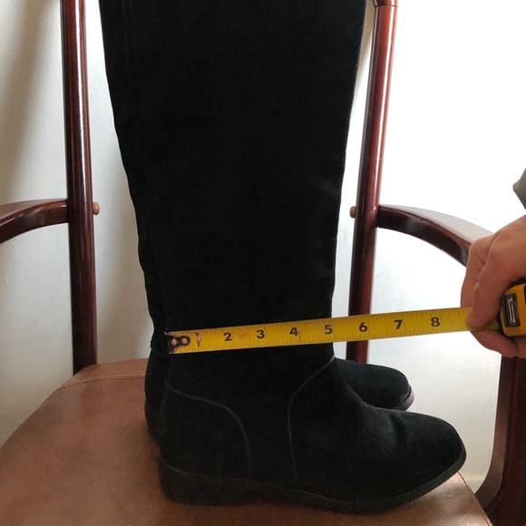 New UGG black suede riding boots sz 8 - Picture 9 of 12